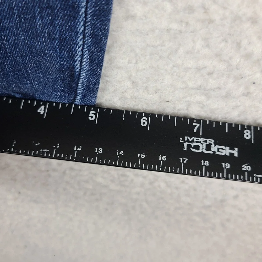 Silver Jeans Womens 28x29 Blue Elyse Skinny Distress Dark Wash Denim